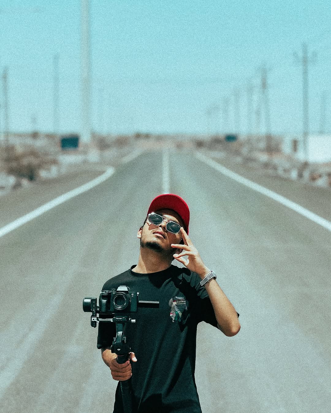 Portrait of Marut Patel — cinematographer at MB Photo Films